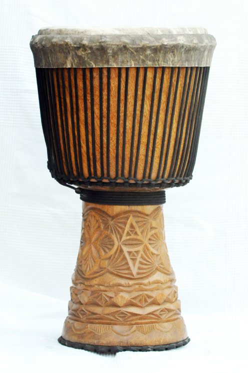 Große Djembe aus Guinea - Oberklasse Djembe Trommel