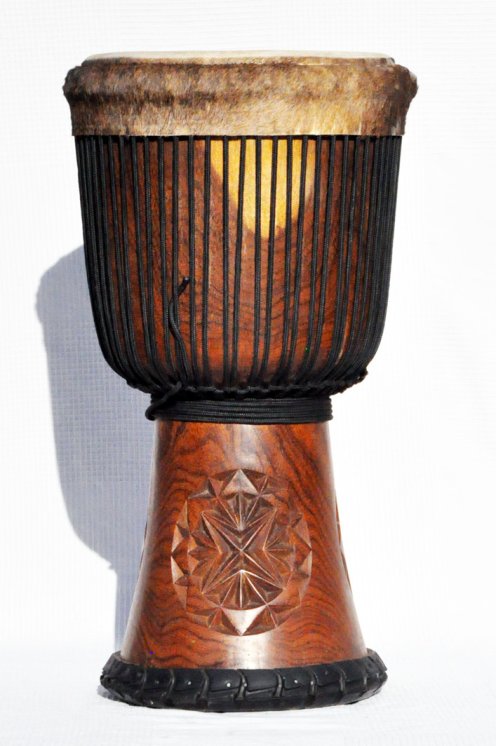 Große Djembe aus Guinea - Oberklasse Djembe Trommel