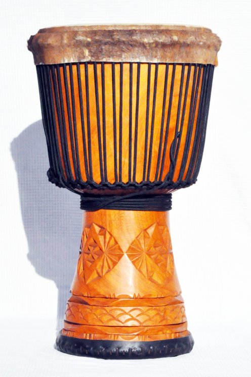 Große Djembe aus Guinea - Oberklasse Djembe Trommel