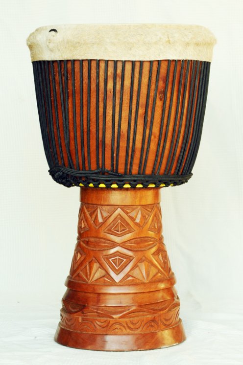 Große Djembe aus Guinea - Oberklasse Djembe Trommel