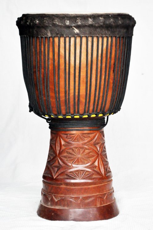 Große Djembe aus Guinea - Oberklasse Djembe Trommel