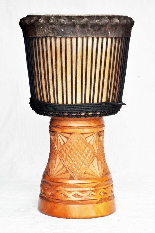 Große Djembe aus Guinea - Oberklasse Djembe Trommel