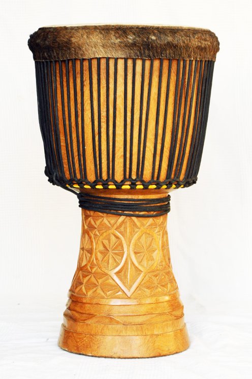 Große Djembe aus Guinea - Oberklasse Djembe Trommel