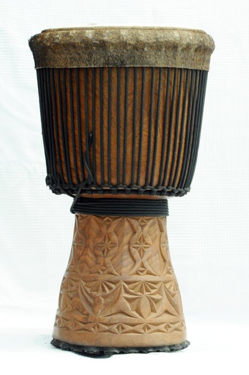 Große Djembe aus Guinea - Oberklasse Djembe Trommel