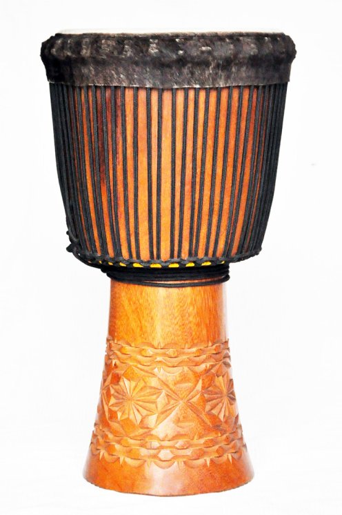 Große Djembe aus Guinea - Oberklasse Djembe Trommel