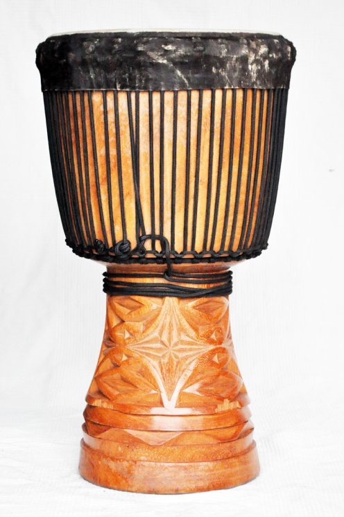 Große Djembe aus Guinea - Oberklasse Djembe Trommel