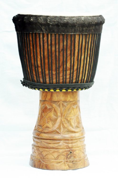 Große Djembe aus Guinea - Oberklasse Djembe Trommel