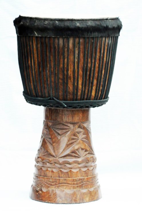 Große Djembe aus Guinea - Oberklasse Djembe Trommel
