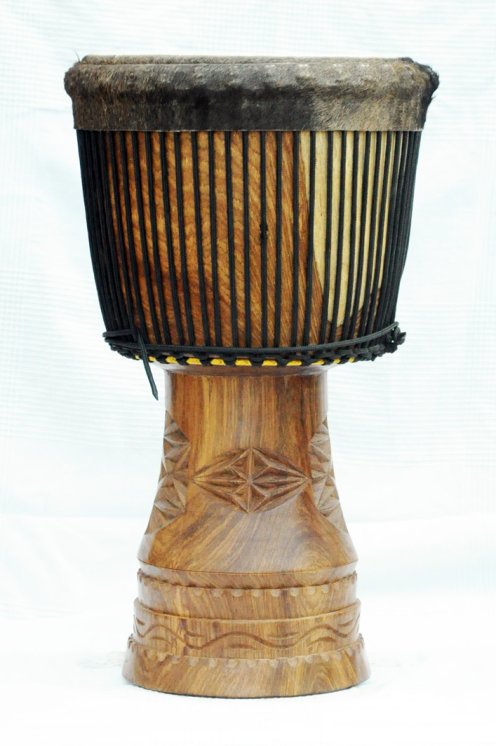Große Djembe aus Guinea - Oberklasse Djembe Trommel
