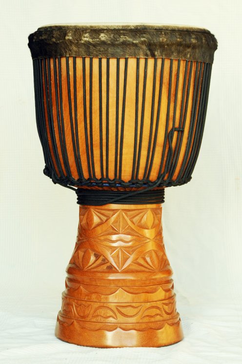 Große Djembe aus Guinea - Oberklasse Djembe Trommel