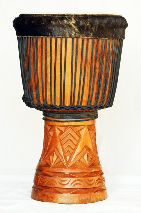 Große Djembe aus Guinea - Oberklasse Djembe Trommel