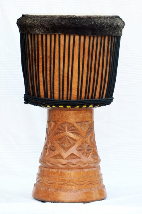 Große Djembe aus Guinea - Oberklasse Djembe Trommel
