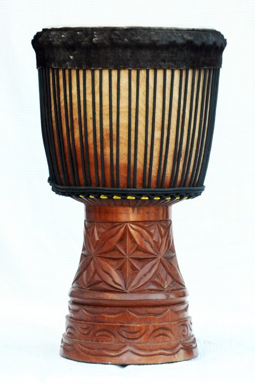 top Djembe aus Guinea - Große Profi Djembe Trommel