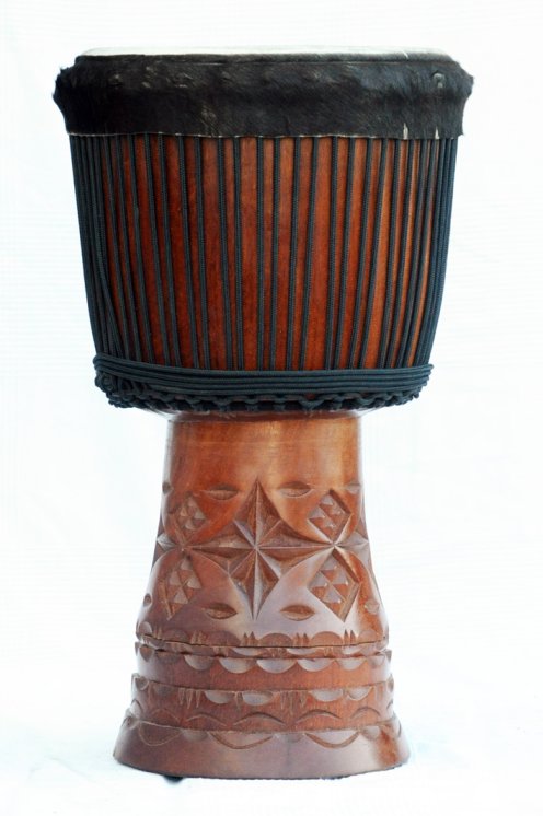 Große Djembe aus Guinea - Oberklasse Djembe Trommel