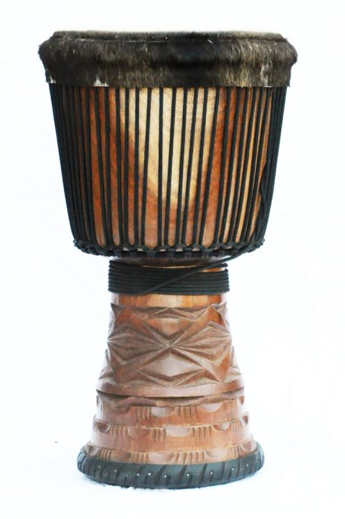 Große Djembe aus Guinea - Oberklasse Djembe Trommel