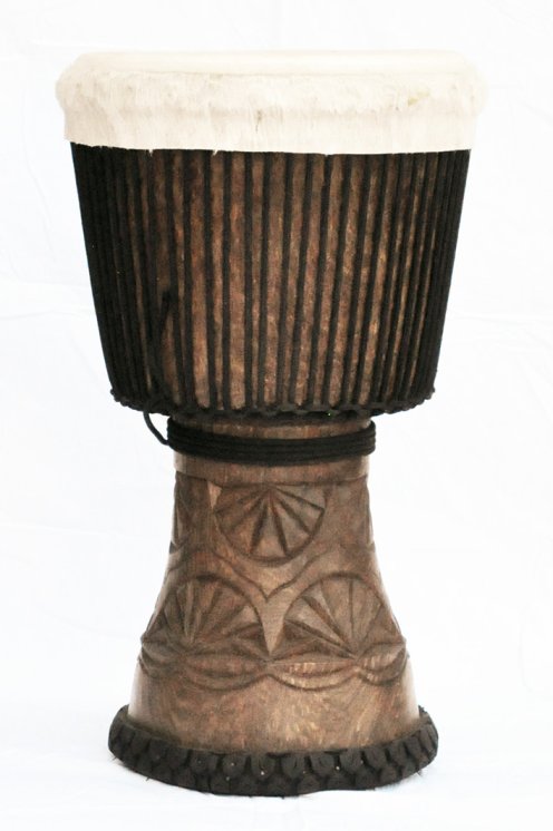 Große Djembe aus Guinea - Oberklasse Djembe Trommel