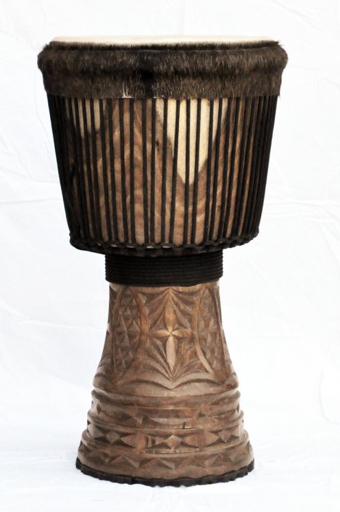 Große Djembe aus Guinea - Oberklasse Djembe Trommel