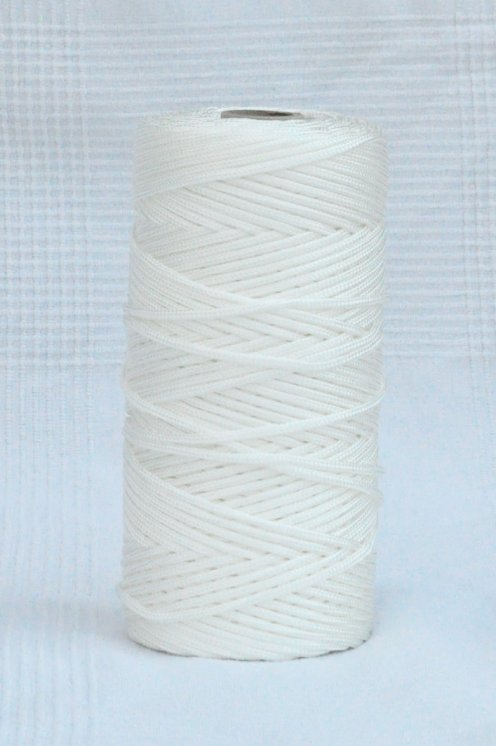 PA hohles Djembe Trommel Seil 4 mm Weiß 160 m