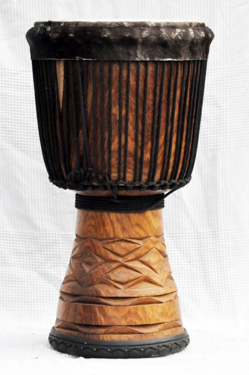 Große Djembe aus Guinea - Oberklasse Djembe Trommel