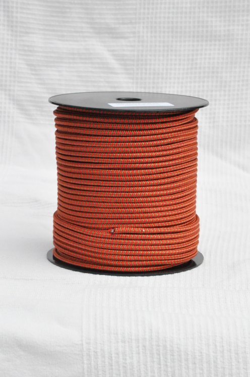 Ø5 mm Djembe Tau (Fischgräten, Messing / rot, 100 m) - Seil für Djembe Trommel