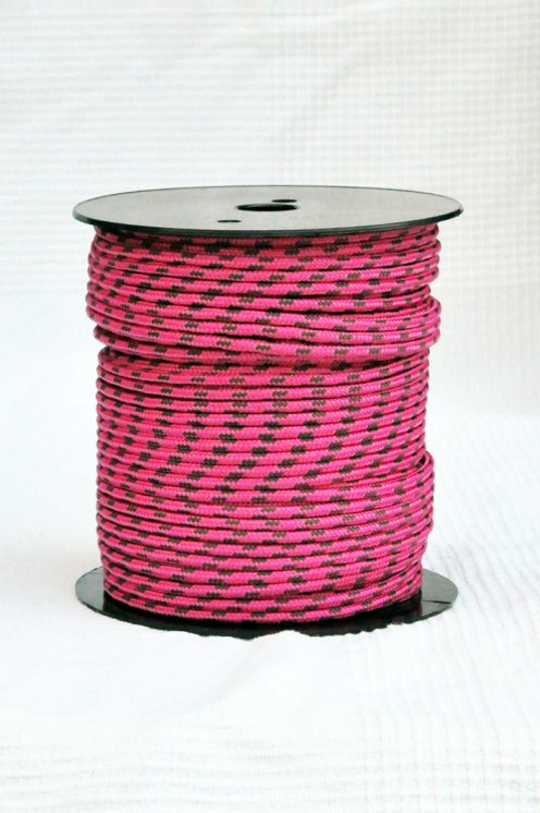 Ø5 mm Tau für Djembe Trommel (Himbeer / braun, 100 m) - Djembe Seil 
