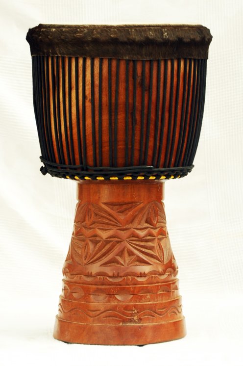 Große Djembe aus Guinea - Oberklasse Djembe Trommel