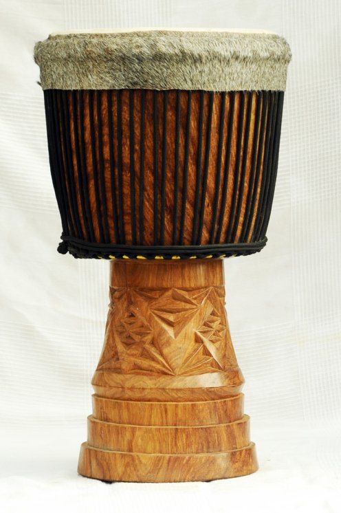 Große Djembe aus Guinea - Oberklasse Djembe Trommel