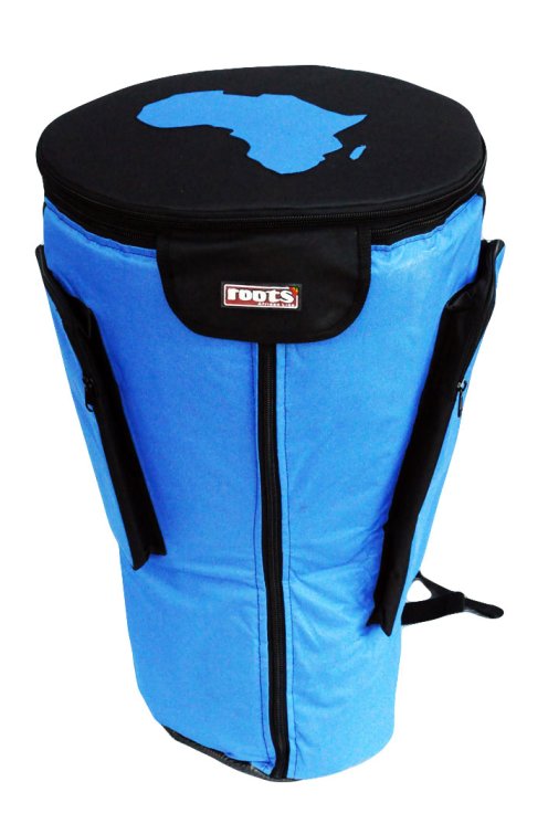 Roots Percussions Premium Qualität Djembe Tasche blau