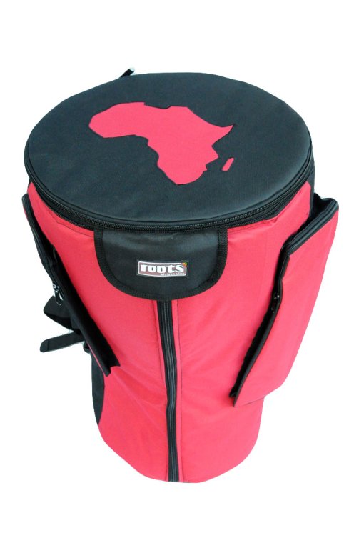 Roots Percussions Premium Qualität Djembe Tasche rot