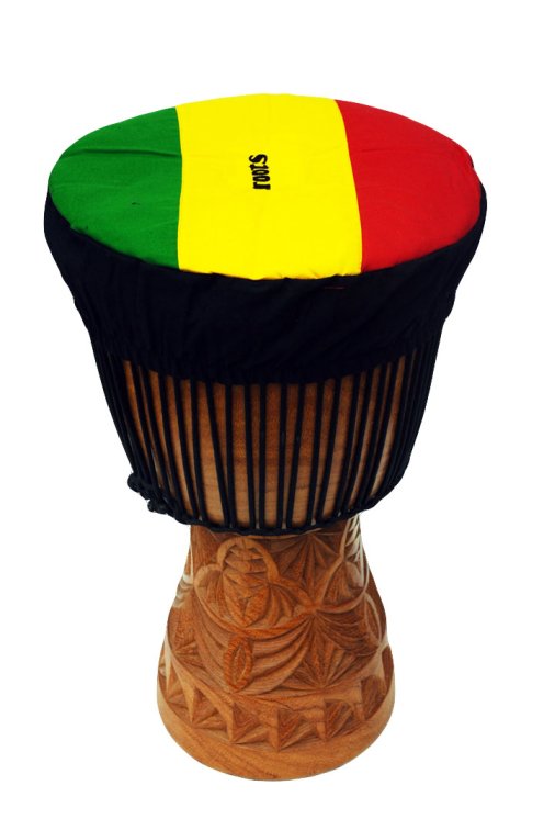 Roots Percussions Djembe-Schutzhaube Baumwolle XL Panafrica