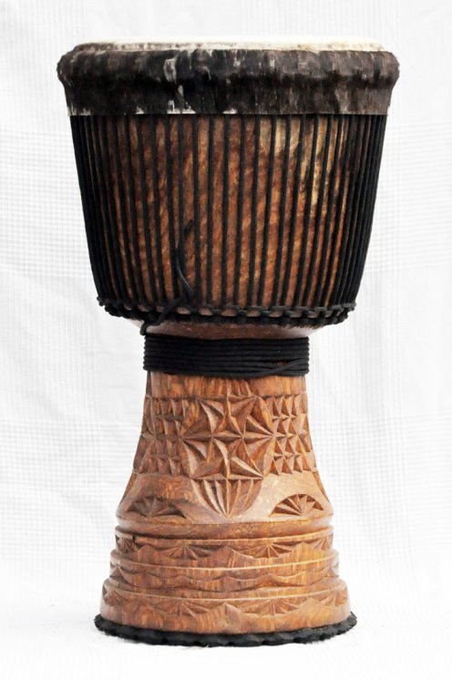 Große Djembe aus Guinea - Oberklasse Djembe Trommel