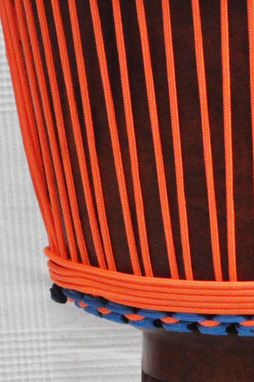 PES verstärktes Djembe Trommel Seil 5 mm Neonorange 20 m