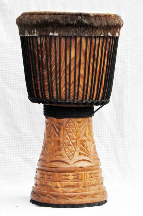 Große Djembe aus Guinea - Oberklasse Djembe Trommel