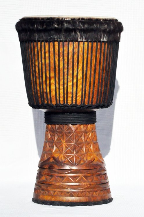 Große Djembe aus Guinea - Oberklasse Djembe Trommel
