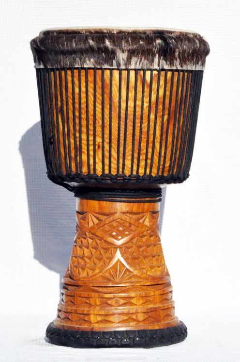 Große Djembe aus Guinea - Oberklasse Djembe Trommel