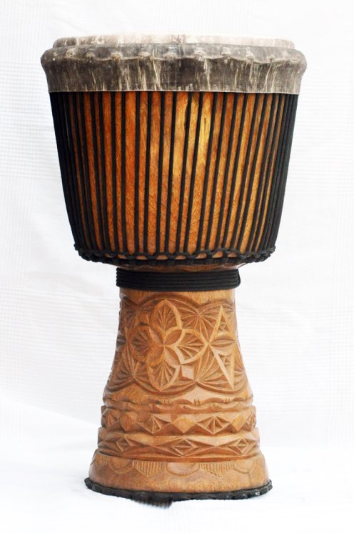 Große Djembe aus Guinea - Oberklasse Djembe Trommel
