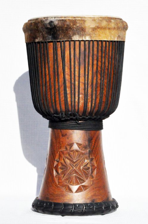 Große Djembe aus Guinea - Oberklasse Djembe Trommel
