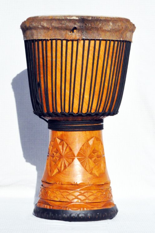 Große Djembe aus Guinea - Oberklasse Djembe Trommel