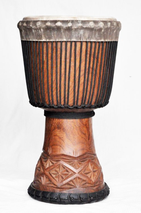 Große Djembe aus Guinea - Oberklasse Djembe Trommel