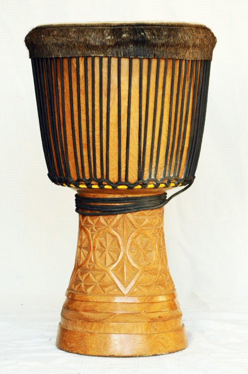 Große Djembe aus Guinea - Oberklasse Djembe Trommel