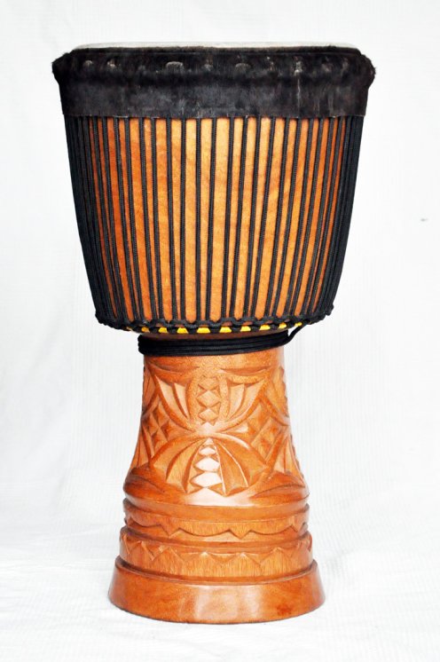 Große Djembe aus Guinea - Oberklasse Djembe Trommel