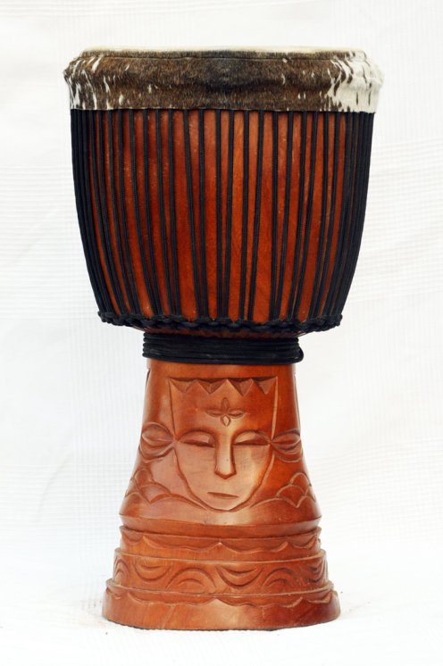 Große Djembe aus Guinea - Oberklasse Djembe Trommel