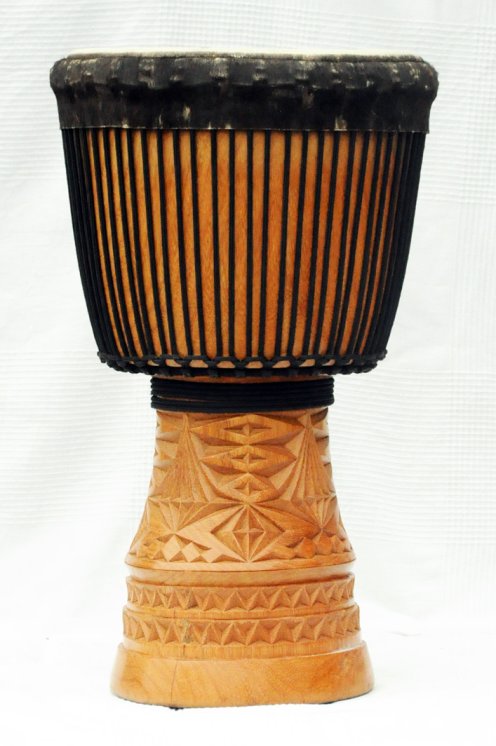 Große Djembe aus Guinea - Oberklasse Djembe Trommel
