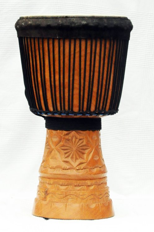 Große Djembe aus Guinea - Oberklasse Djembe Trommel