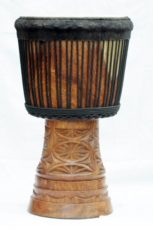 Große Djembe aus Guinea - Oberklasse Djembe Trommel