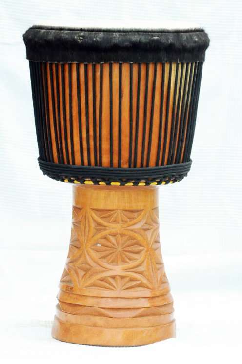Große Djembe aus Guinea - Oberklasse Djembe Trommel