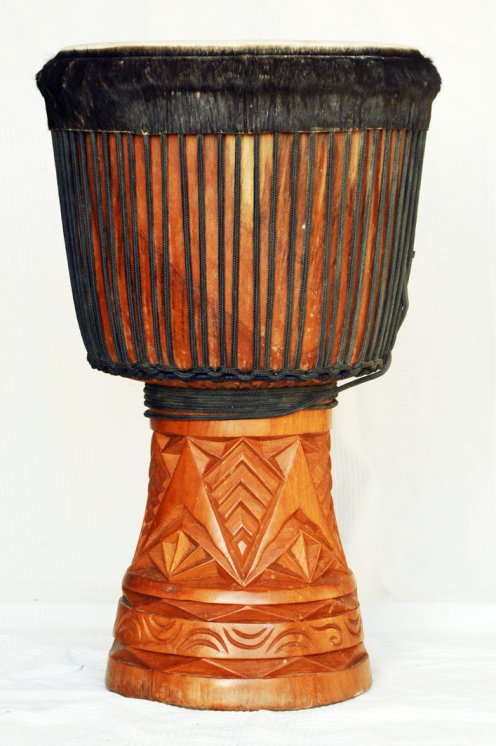 Große Djembe aus Guinea - Oberklasse Djembe Trommel