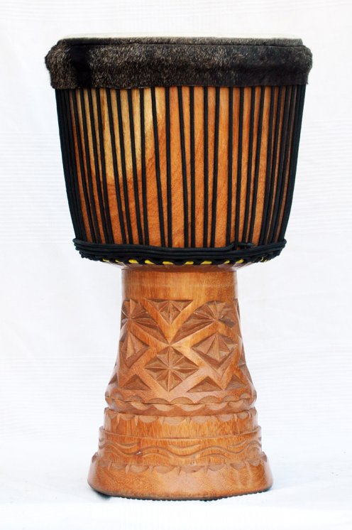 Große Djembe aus Guinea - Oberklasse Djembe Trommel