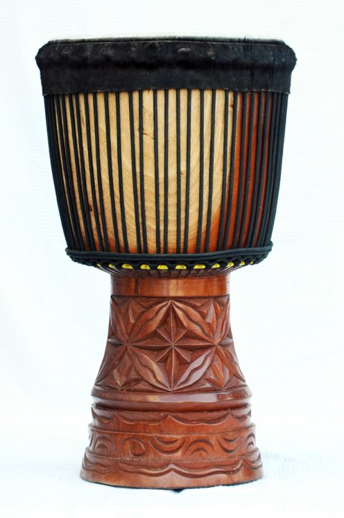 top Djembe aus Guinea - Große Profi Djembe Trommel
