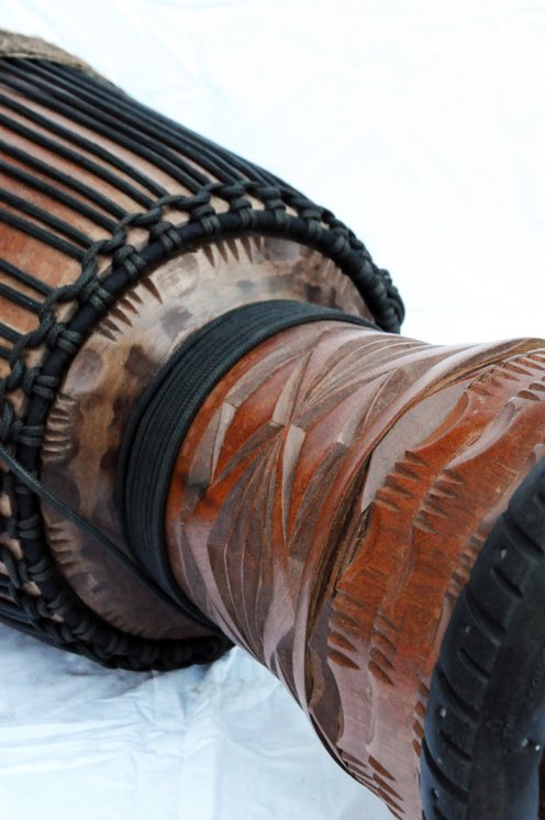 Große Djembe aus Guinea - Oberklasse Djembe Trommel